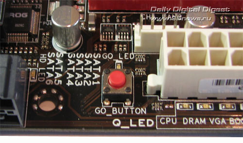 ASUS Maximus III Gene кнопка Go